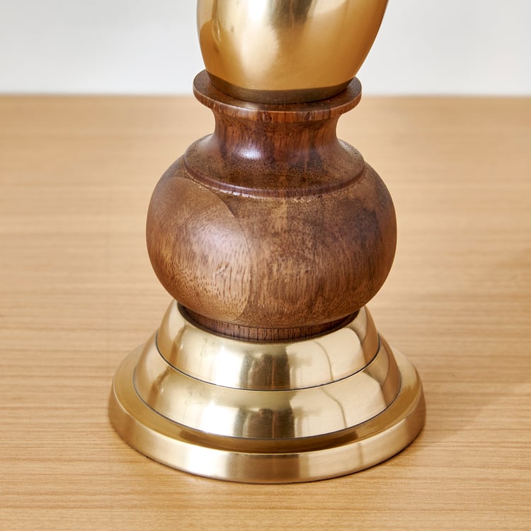Driftwood Virginia Aluminium Chess Horse Table Accent