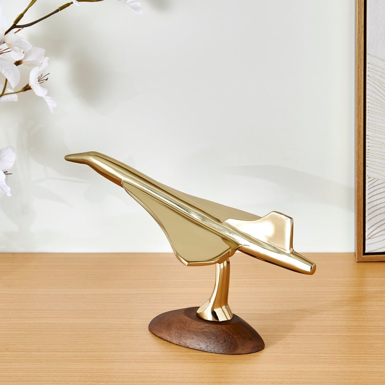 Driftwood Virginia Aluminium Fighter Plane Table Accent