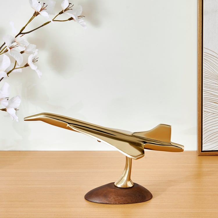 Driftwood Virginia Aluminium Fighter Plane Table Accent
