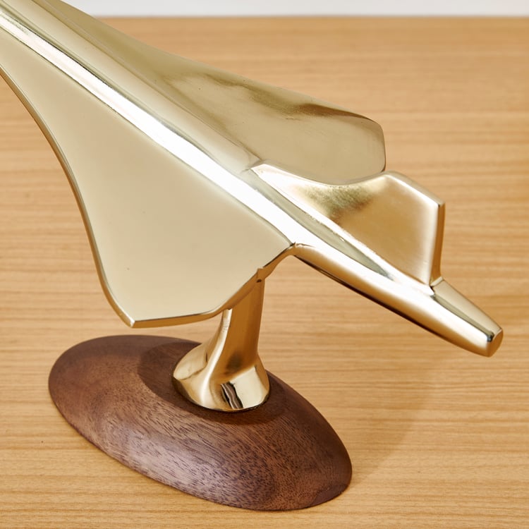 Driftwood Virginia Aluminium Fighter Plane Table Accent
