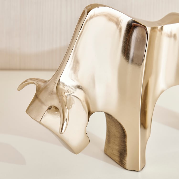 Grantley Fauna Aluminium Bull Figurine