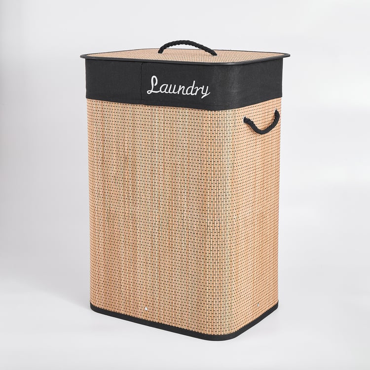 Corsica Bamboo Laundry Hamper with Lid