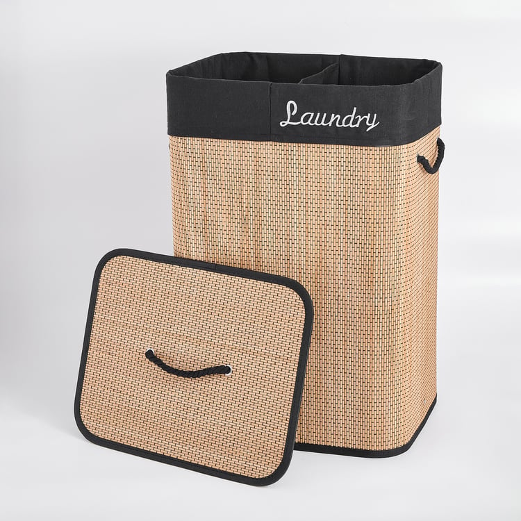 Corsica Bamboo Laundry Hamper with Lid
