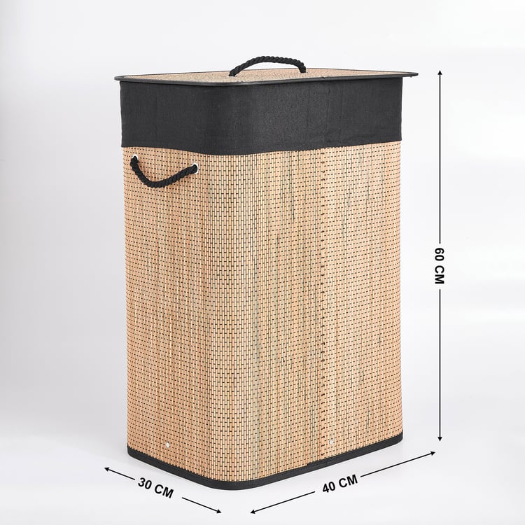 Corsica Bamboo Laundry Hamper with Lid