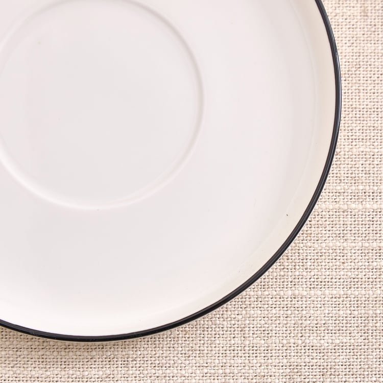 Ivory Essentials Elan Porcelain Cup and Saucer - 240ml