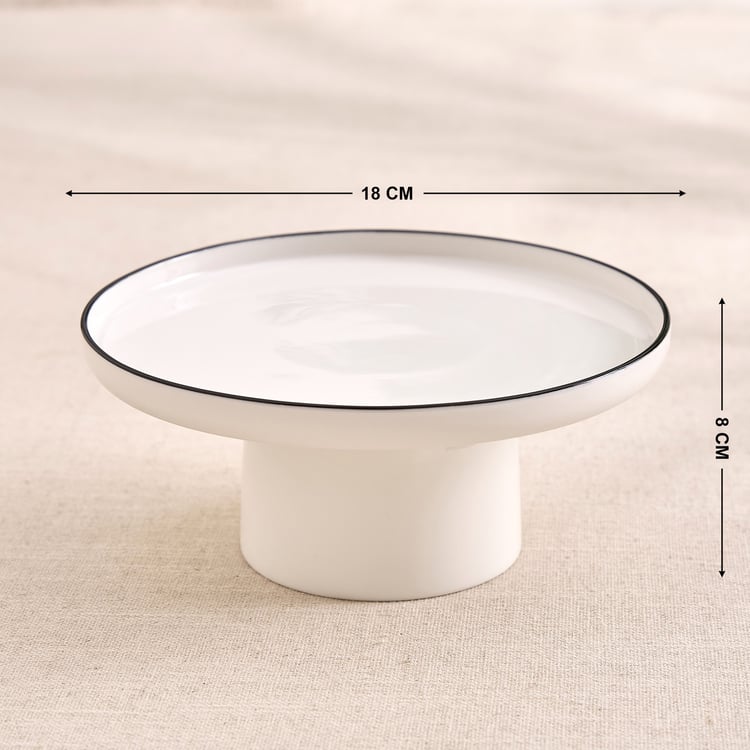 Ivory Essentials Elan Porcelain Cake Stand