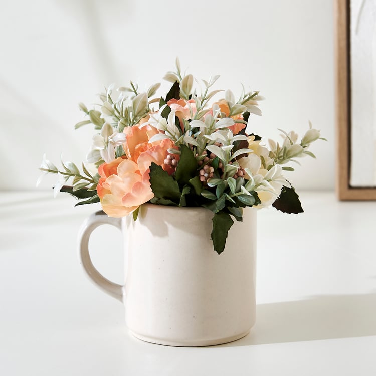 Bandhan Terra Succulents Flowers in Ceramic Pot