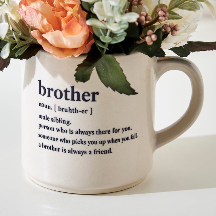 Bandhan Terra Succulents Flowers in Ceramic Pot