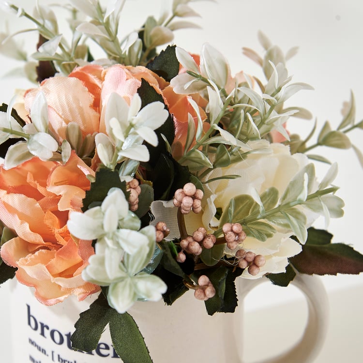 Bandhan Terra Succulents Flowers in Ceramic Pot