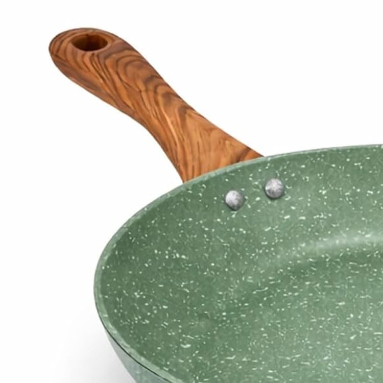 Allure Botanica Aluminium Induction Compatible Spatter Fry Pan - 24cm