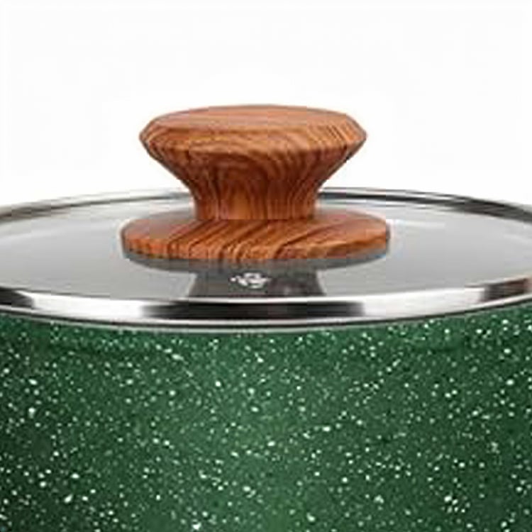 Allure Botanica Aluminium Induction Compatible Spatter Milk Pan with Lid - 1.75L