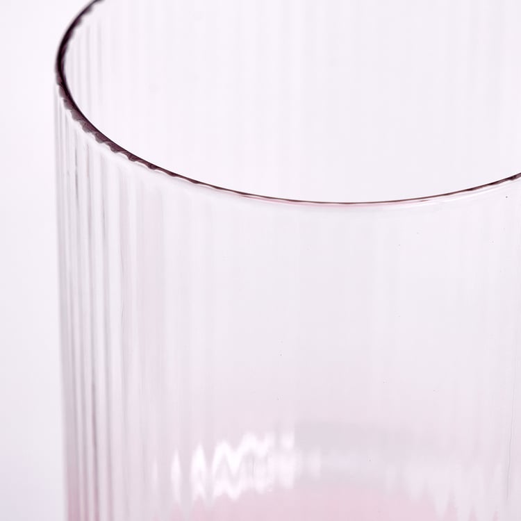 Infinity Festive Quench Borosilicate Glass Tumbler with Lid and Straw - 750ml