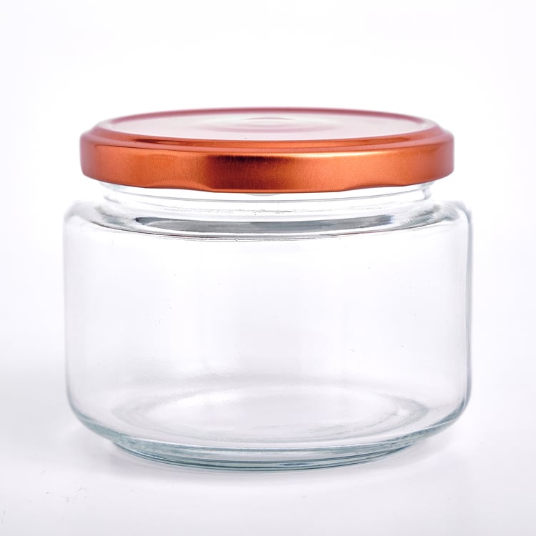 Heva Stack Onyx Set of 3 Glass Jars with Lids - 350ml