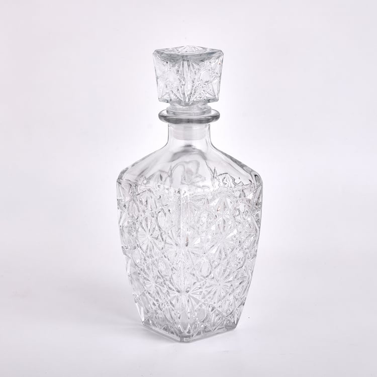 Wexford Zulay Glass Wine Decanter with Lid - 800ml