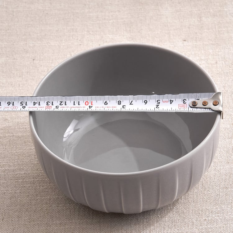 Table Stories Pleated Porcelain Cereal Bowl - 750ml