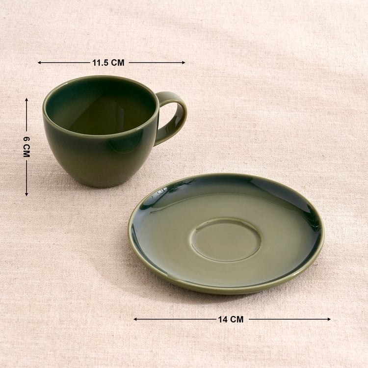 Table Stories Porcelain Cup and Saucer - 250ml