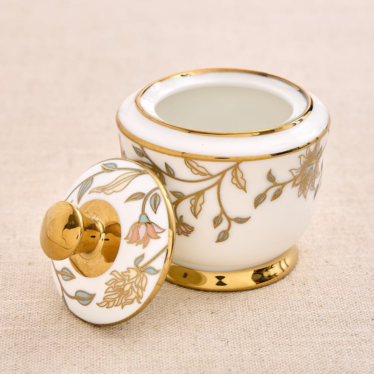 Ebony Georgian 15Pcs Bone China Tea Set