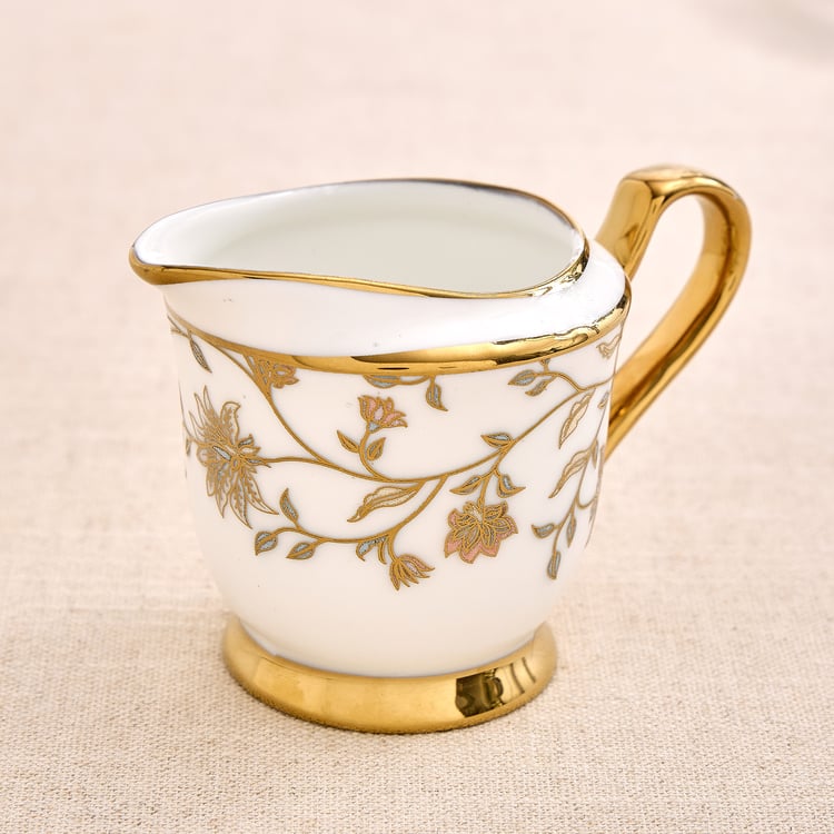 Ebony Georgian 15Pcs Bone China Tea Set