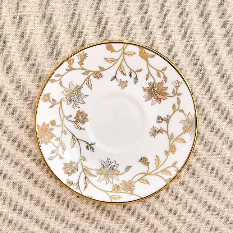 Ebony Georgian 15Pcs Bone China Tea Set