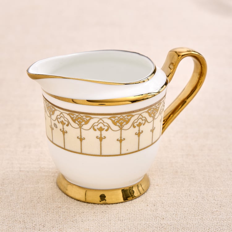 Ebony Georgian 15Pcs Bone China Tea Set