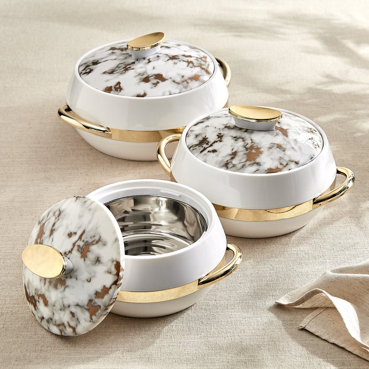 Elegance Victorn Set of 3 Polypropylene Casseroles