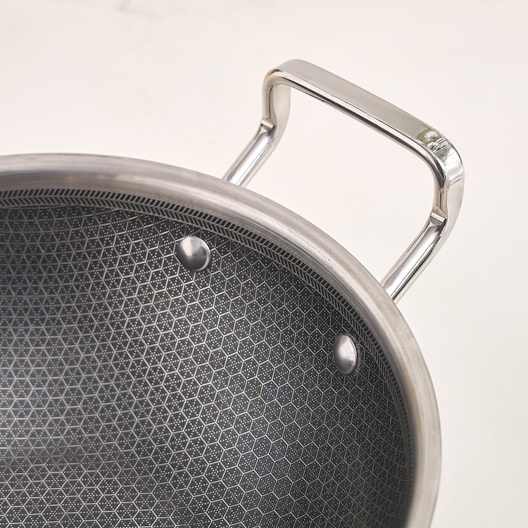 Terra Tales Lavin Triply Stainless Steel Non-Stick Kadhai - 2.7L