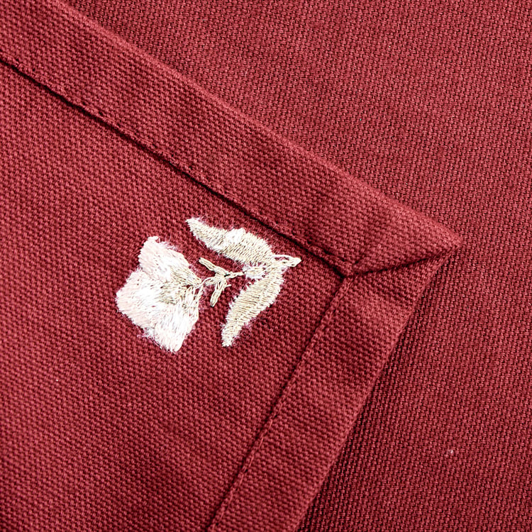 Garnet Amara Set of 2 Cotton Embroidered Napkins