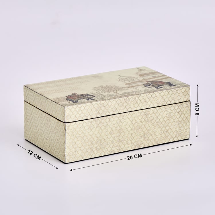 Oravelle Wooden Printed Trinket Box