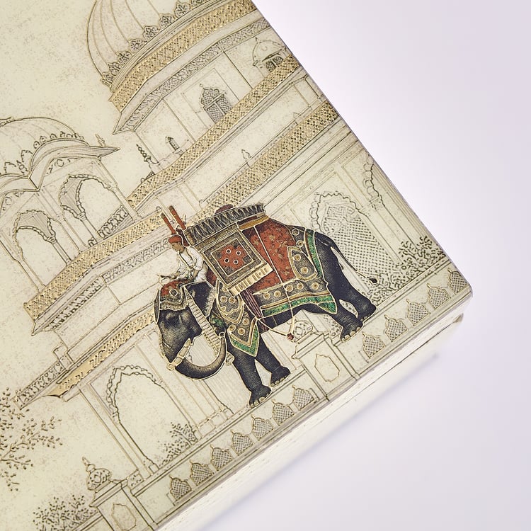 Oravelle Wooden Printed Trinket Box