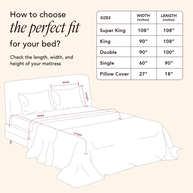 STOA PARIS Date Night Satin 300TC 3Pcs King Bedsheet Set