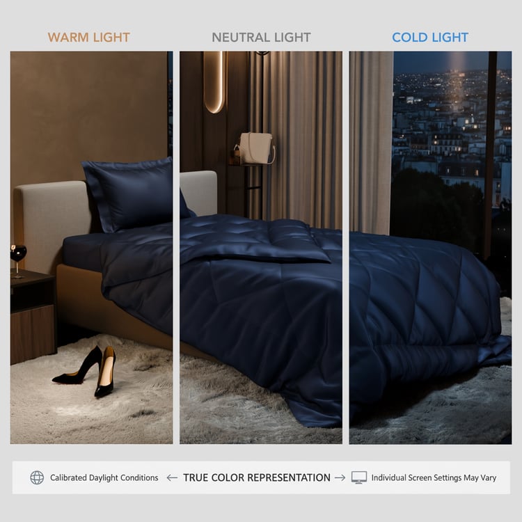 STOA PARIS Date Night Satin Quilted Single Comforter
