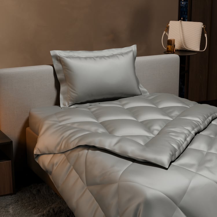 STOA PARIS Date Night Satin Quilted Single Comforter