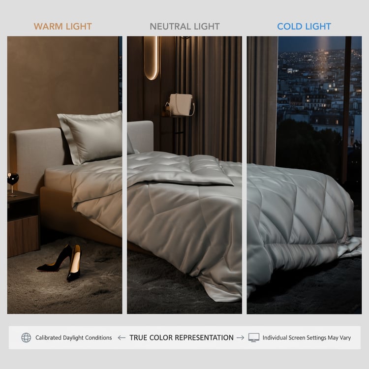 STOA PARIS Date Night Satin Quilted Single Comforter