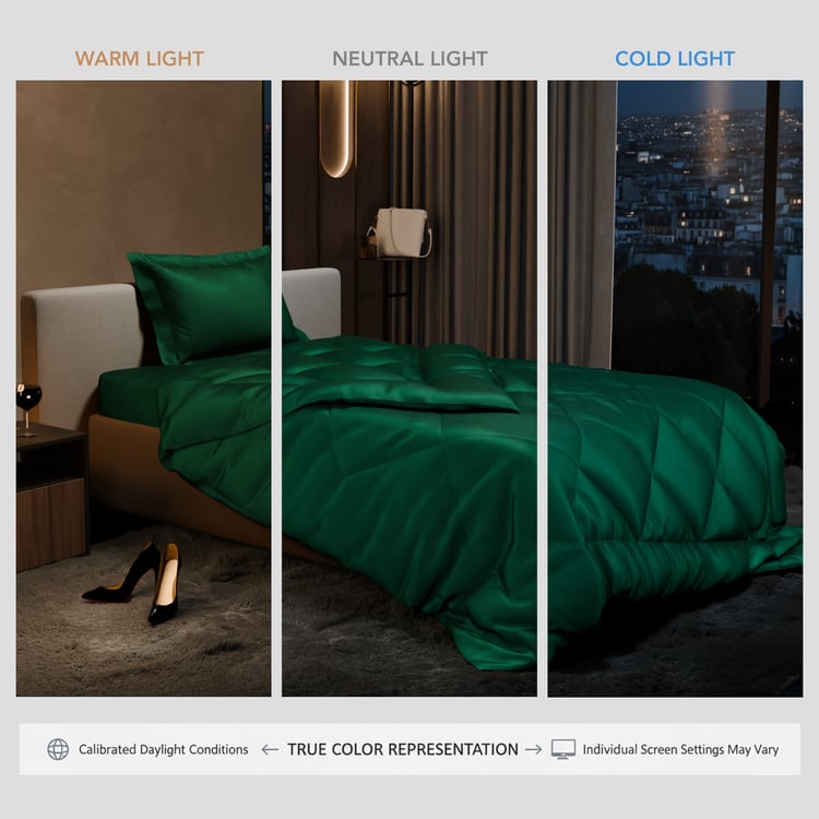 STOA PARIS Date Night Satin Quilted Single Comforter
