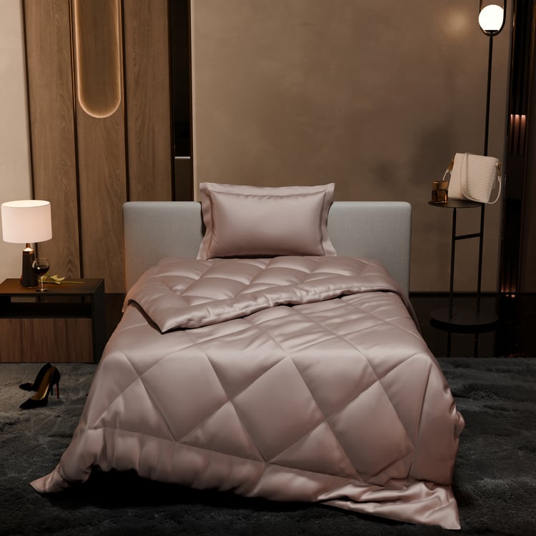 STOA PARIS Date Night Satin Quilted Single Comforter