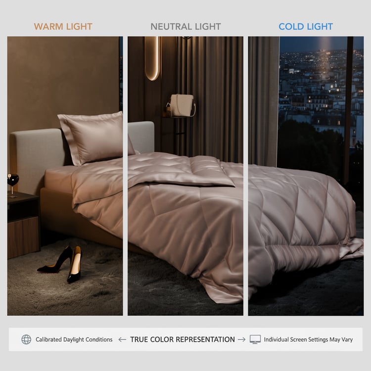 STOA PARIS Date Night Satin Quilted Single Comforter