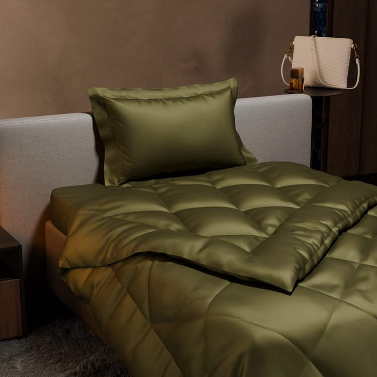 STOA PARIS Date Night Satin Quilted Single Comforter