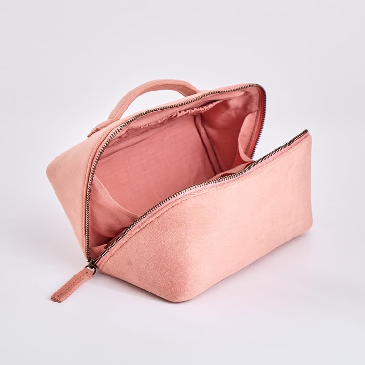 Orion Cosmetic Organizers Bloom Velvet Finish Multipurpose Bag