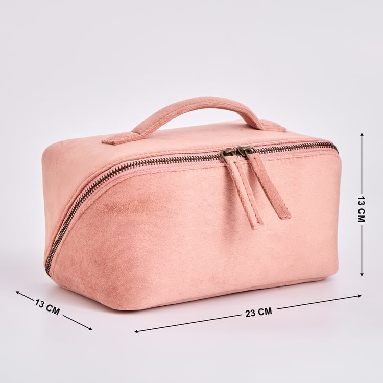 Orion Cosmetic Organizers Bloom Velvet Finish Multipurpose Bag