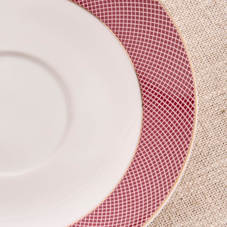 Garnet Amara New Bone China Cup and Saucer - 350ml