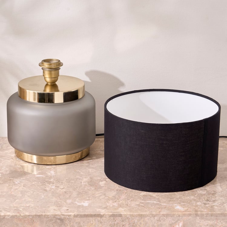Table Glass Fitting Tools Buy Geomuse Fluted Glass Table Lamp from Home Centre at just INR 3999.0