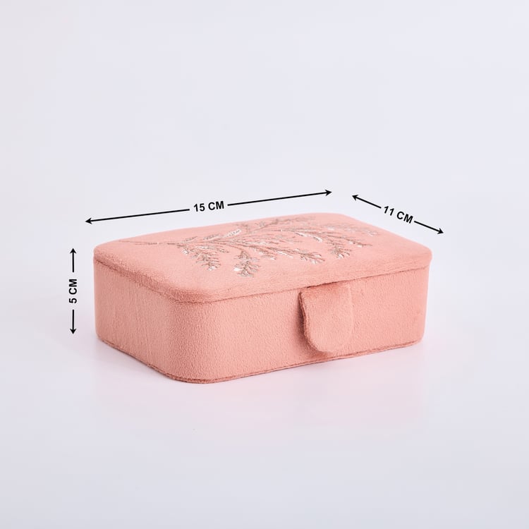 Orion Cosmetic Organisers Embroidered Jewellery Box