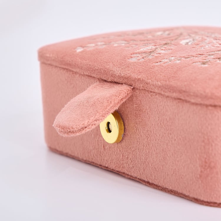 Orion Cosmetic Organisers Embroidered Jewellery Box