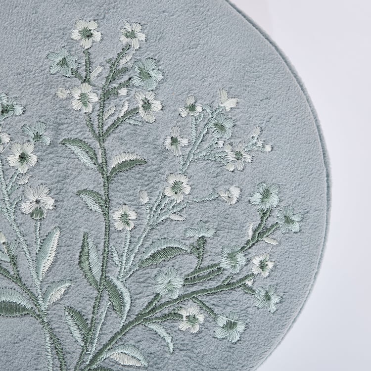 Orion Cosmetic Organizers Bloom Velvet Finish Embroidered Jewellery Box