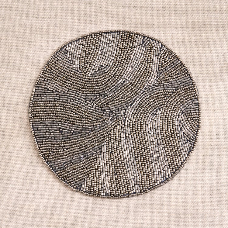 Halcyon Organic Lines Glass Beaded Trivet