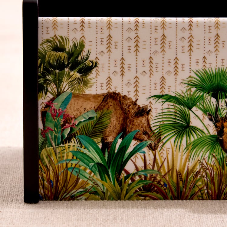 Oakland Safari Wooden Printed Multipurpose Organiser