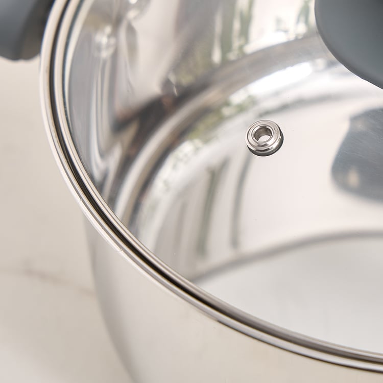 Gravis Steller Stainless Steel Cook N Serve Casserole with Lid - 2L