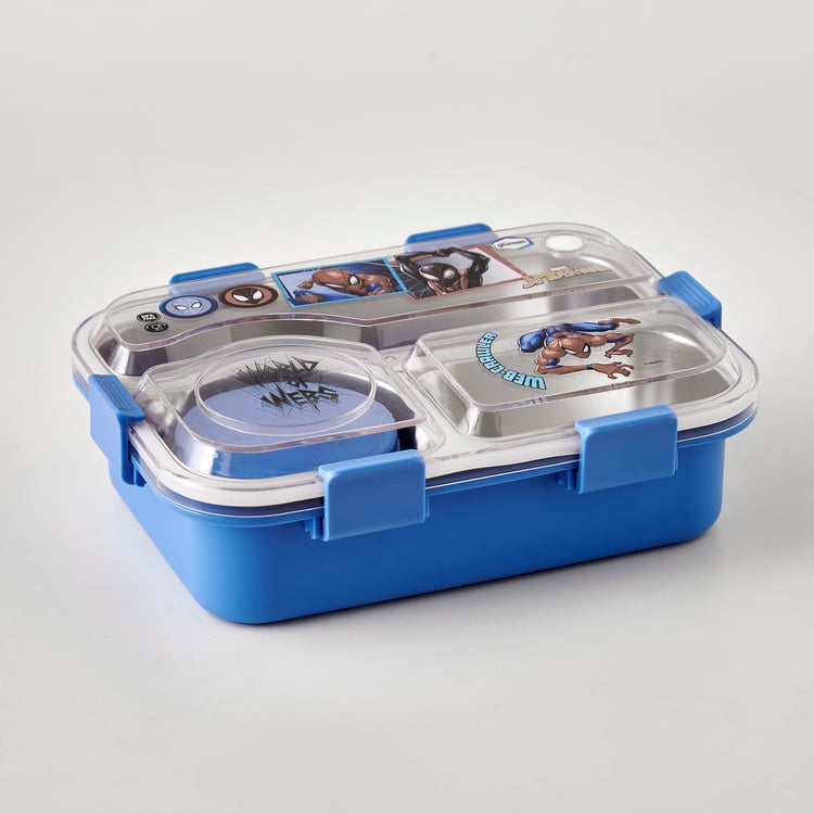Back To School Spiderman Print Lunch Box