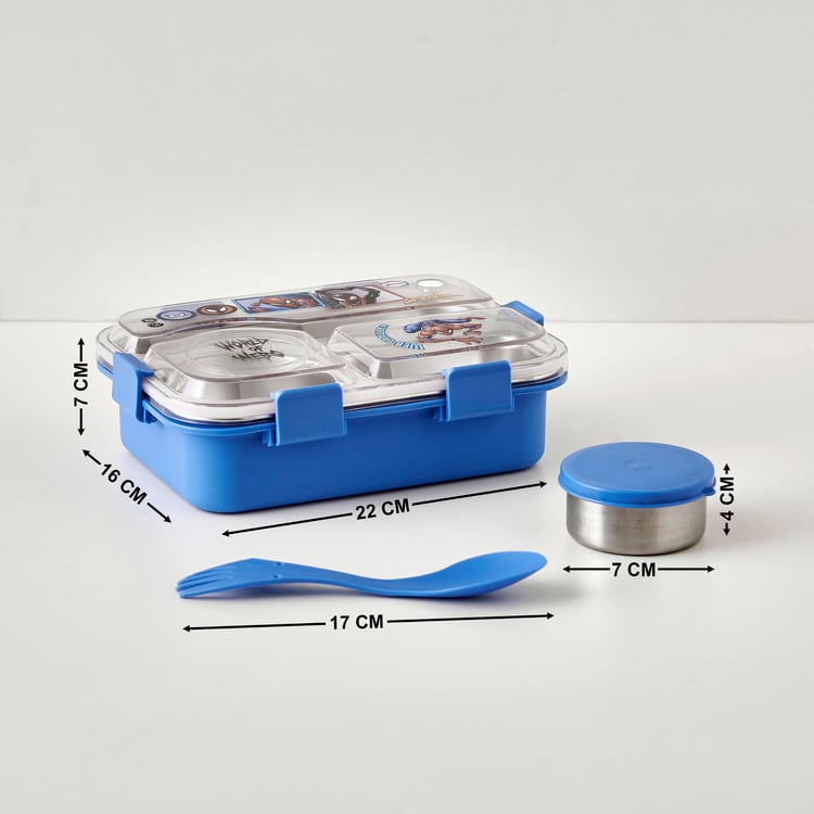 Back To School Spiderman Print Lunch Box