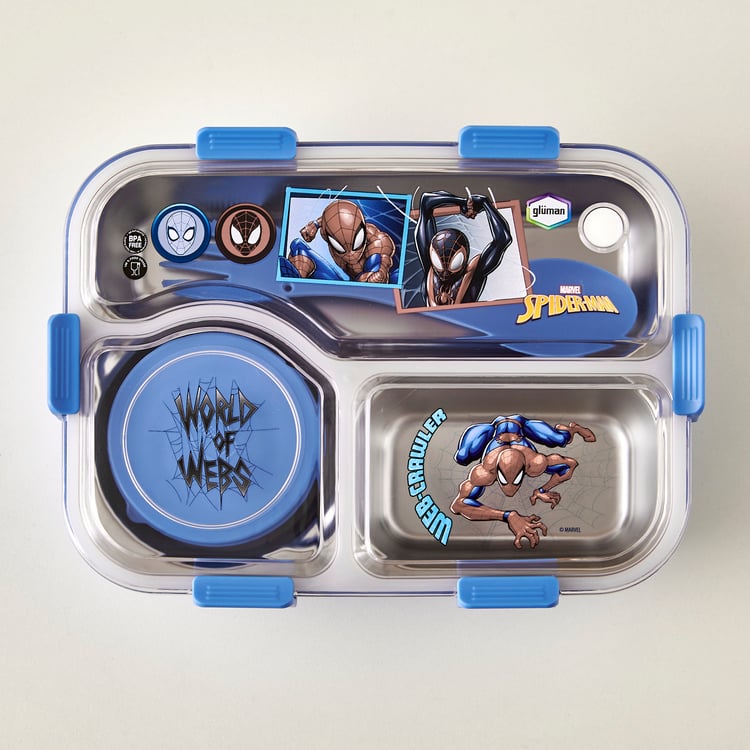 Back To School Spiderman Print Lunch Box